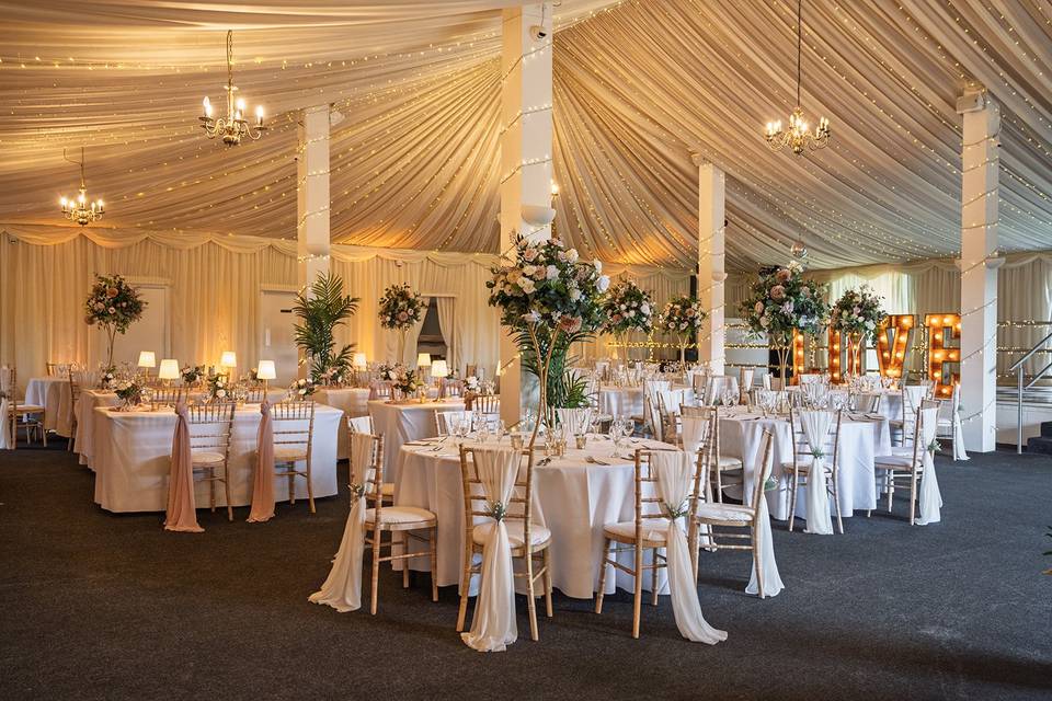Dining in the Main Barn