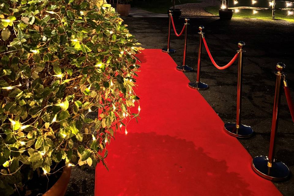 Red carpet Entrance