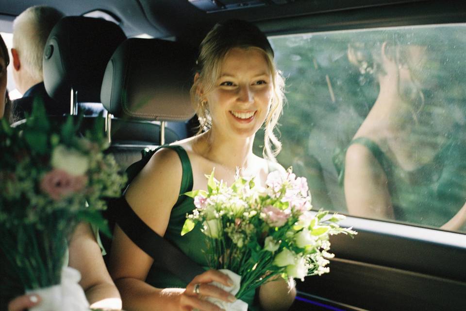 On the way to the church