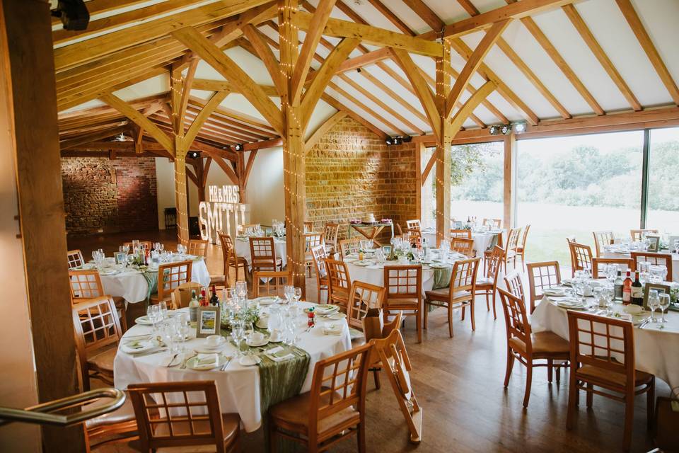 The light and airy Oak Barn