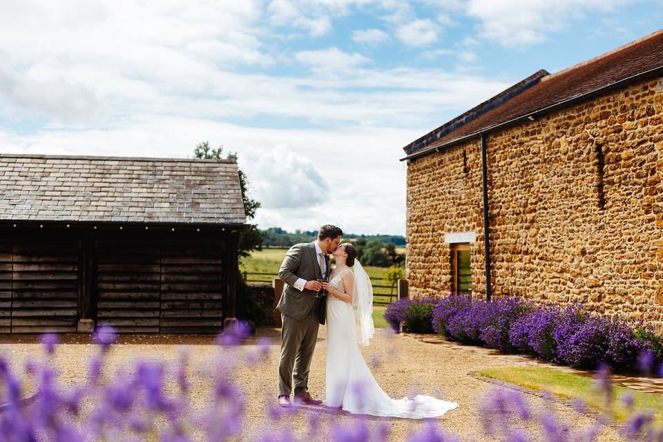 Lavender courtyard