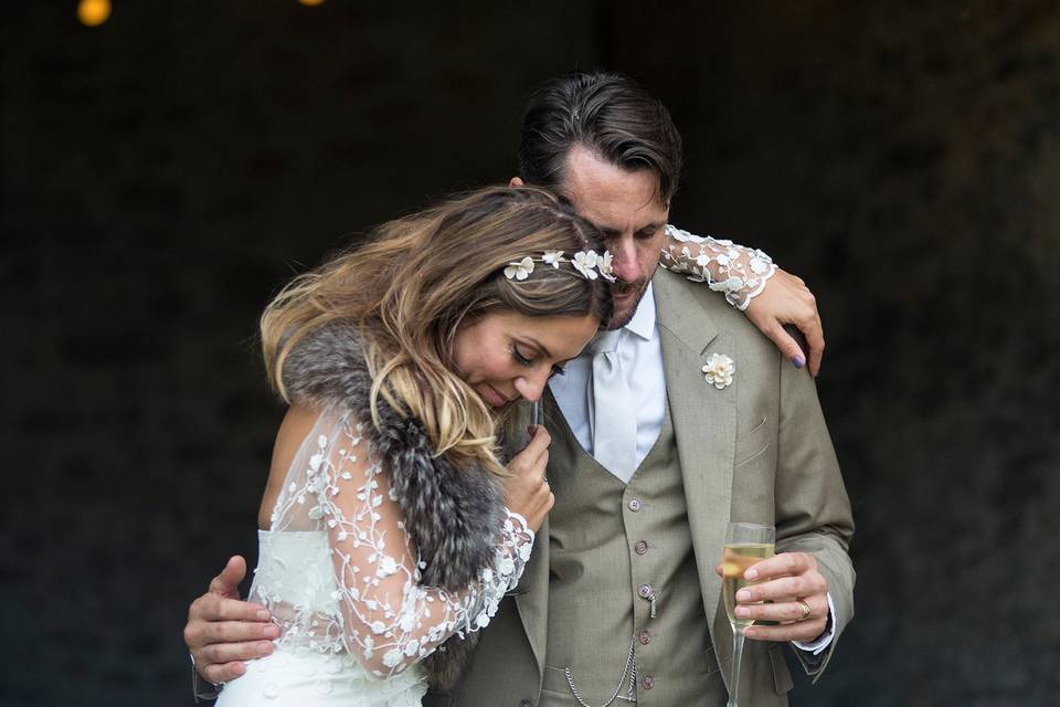 Frome bride and groom