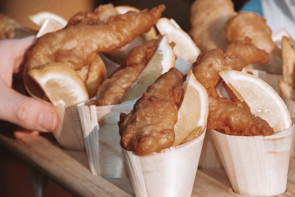 Fish and Chip Cones