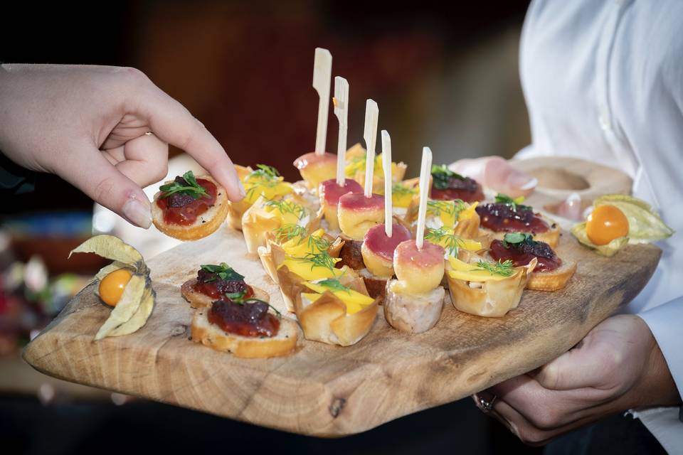 Autumnal Selections Of Canapés