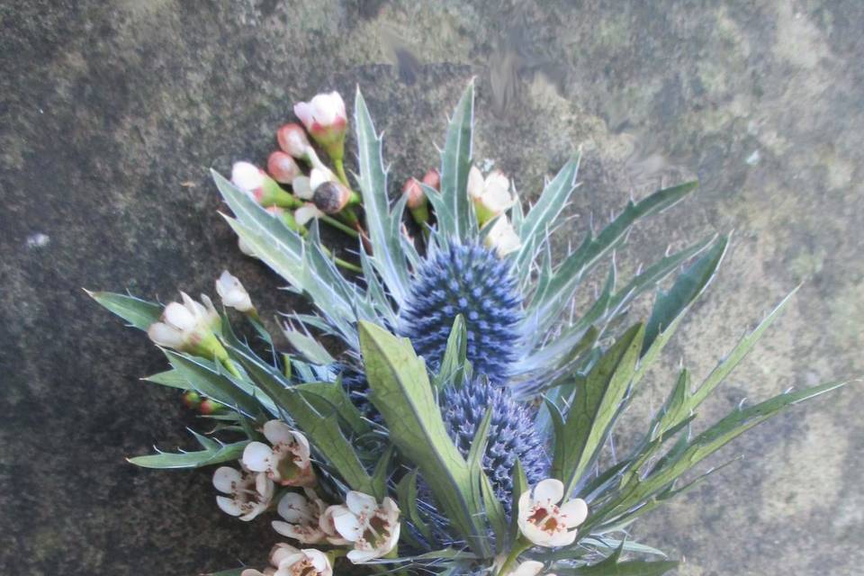 Thistle buttonhole