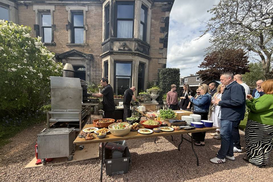 BBQ setup