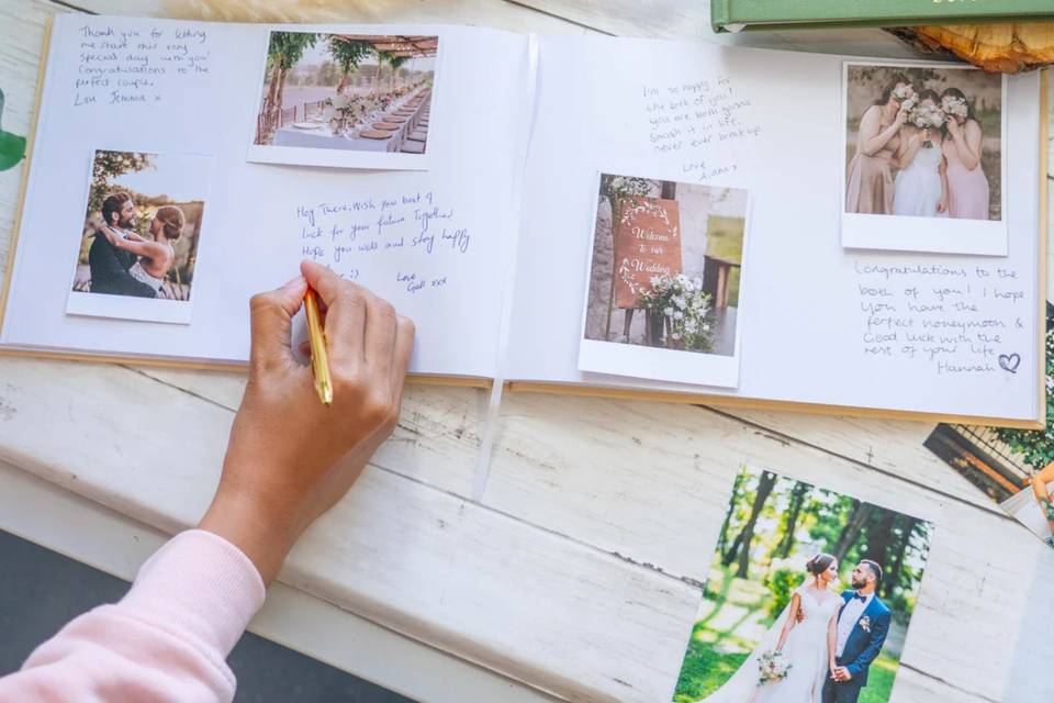 Linen Guestbook