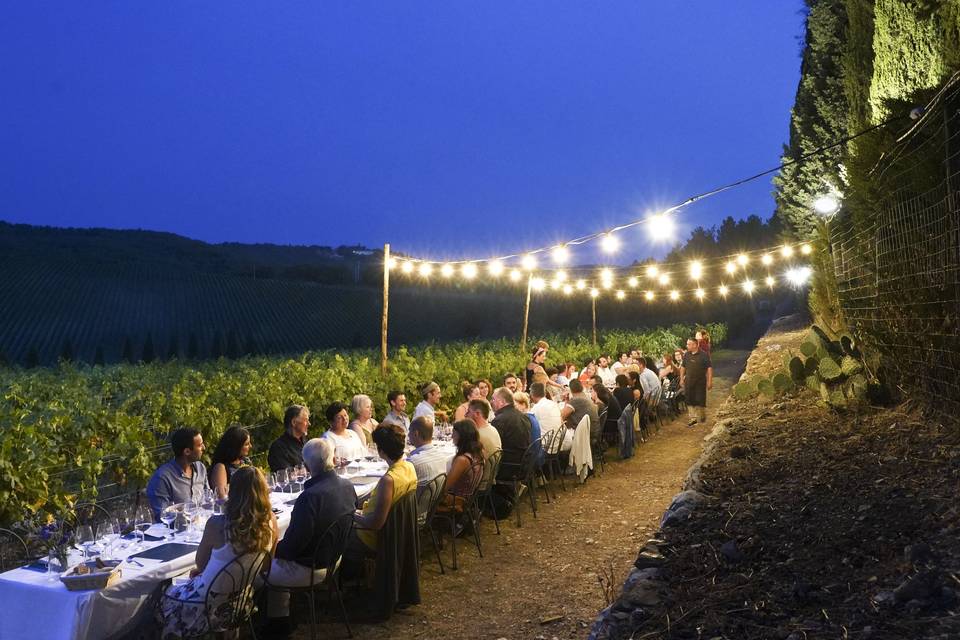 Tuscany wedding dinner