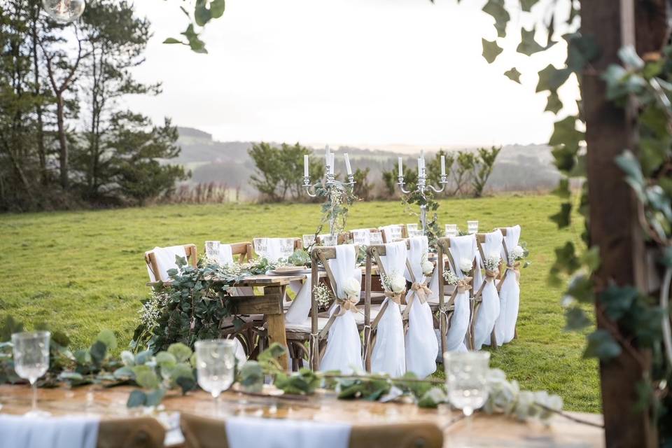 Outside ceremony ideas