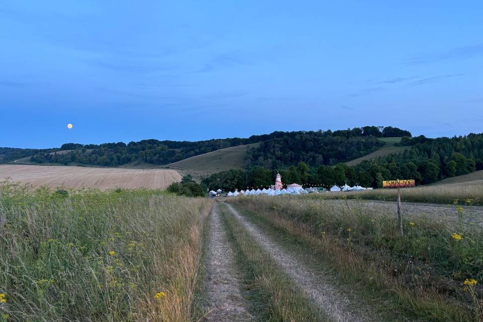 The way in by moonlight