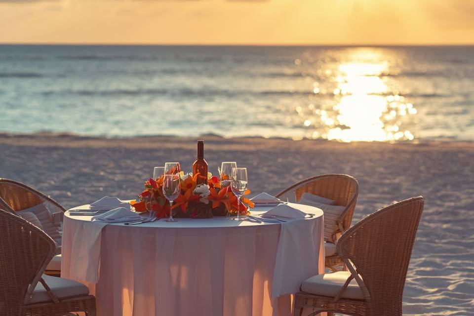 Maldives Beach Dinner
