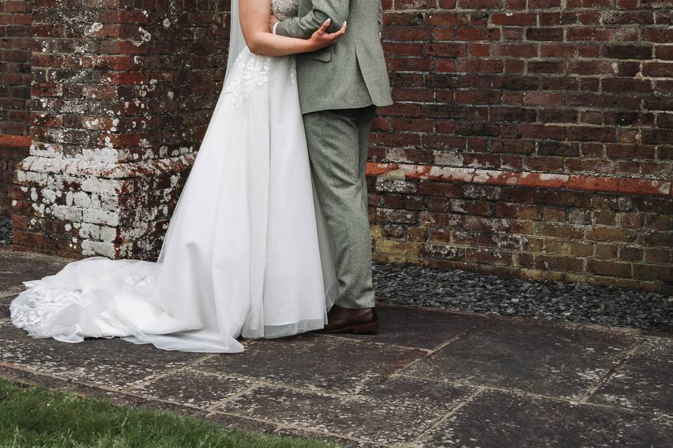 Rustic wedding portraits