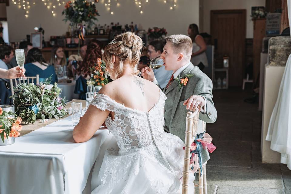 Rustic wedding portraits