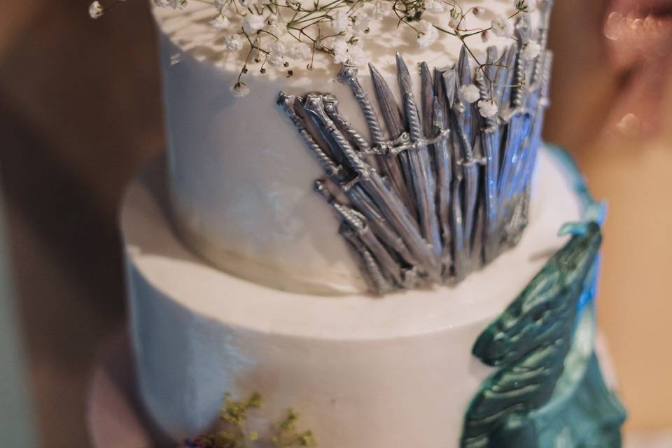 Medieval wedding cake