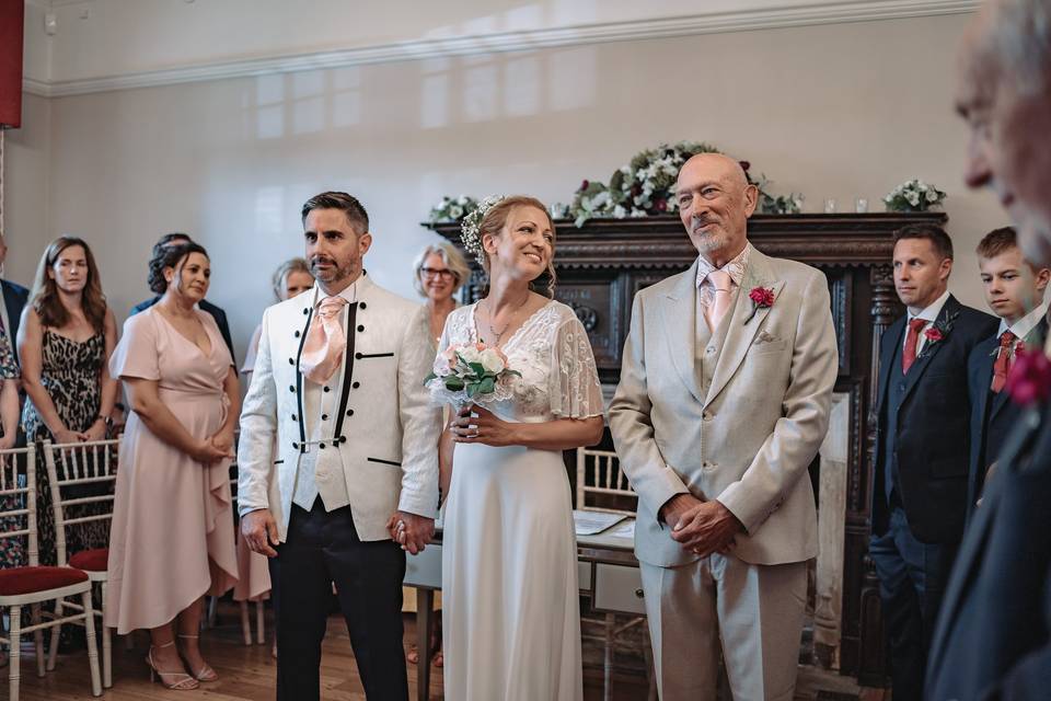 Lewes Registry Office wedding