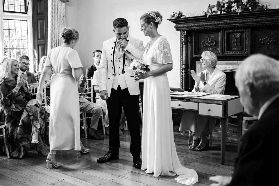 Lewes Registry Office wedding