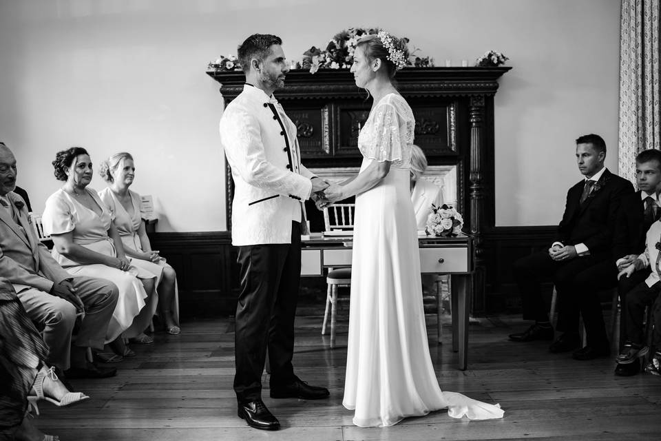 Lewes Registry Office wedding