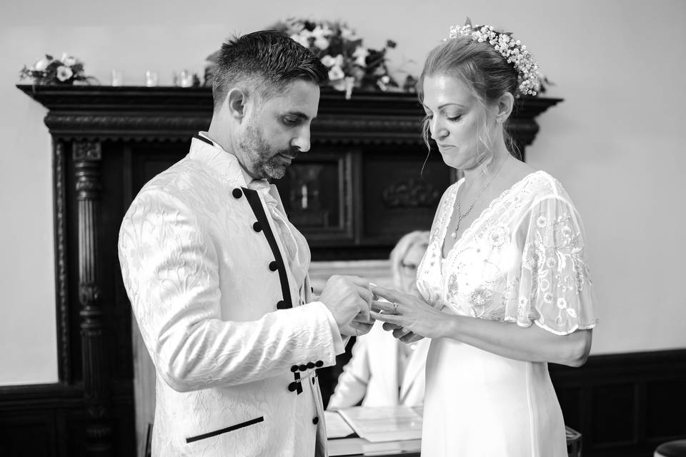 Lewes Registry Office wedding