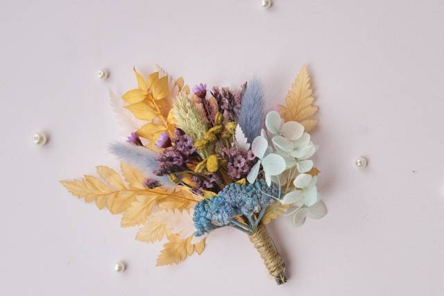 Dried Flower Buttonhole