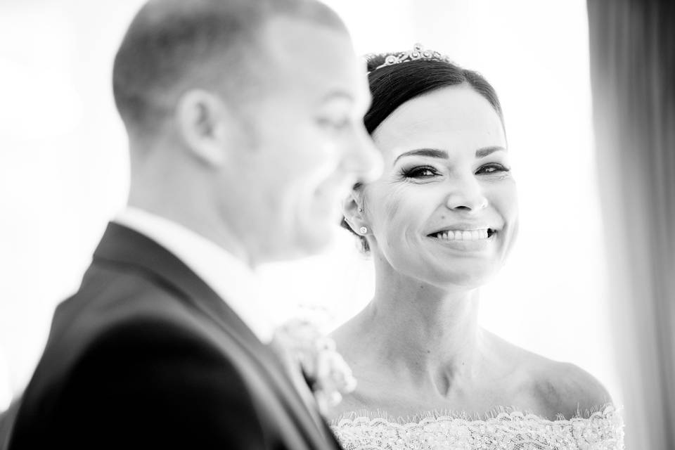 Delight for the happy couple - Geoff Kirby Photography