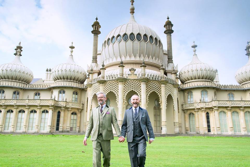 Newlyweds brighton pavilion