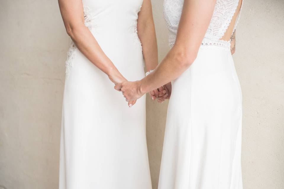 Same sex brides Upton Barn
