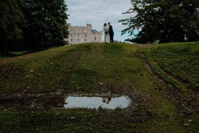 Reflection wedding photography