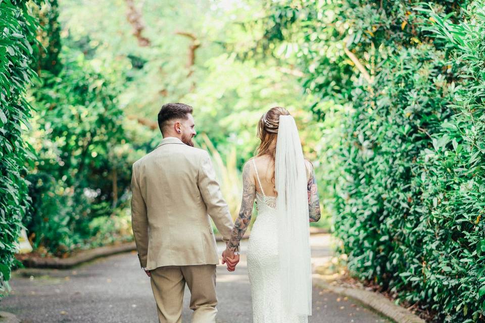 Old rectory house wedding