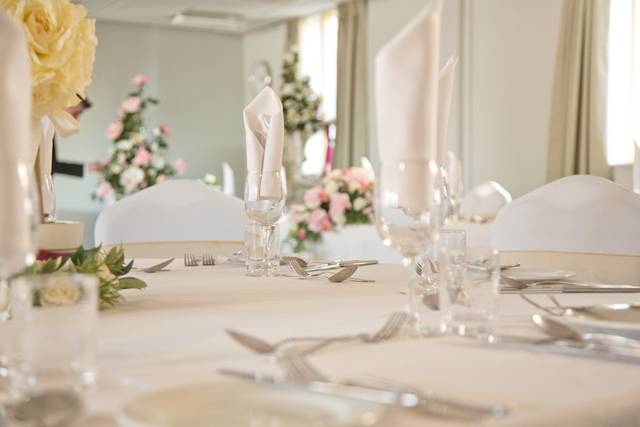 A beautifully set table