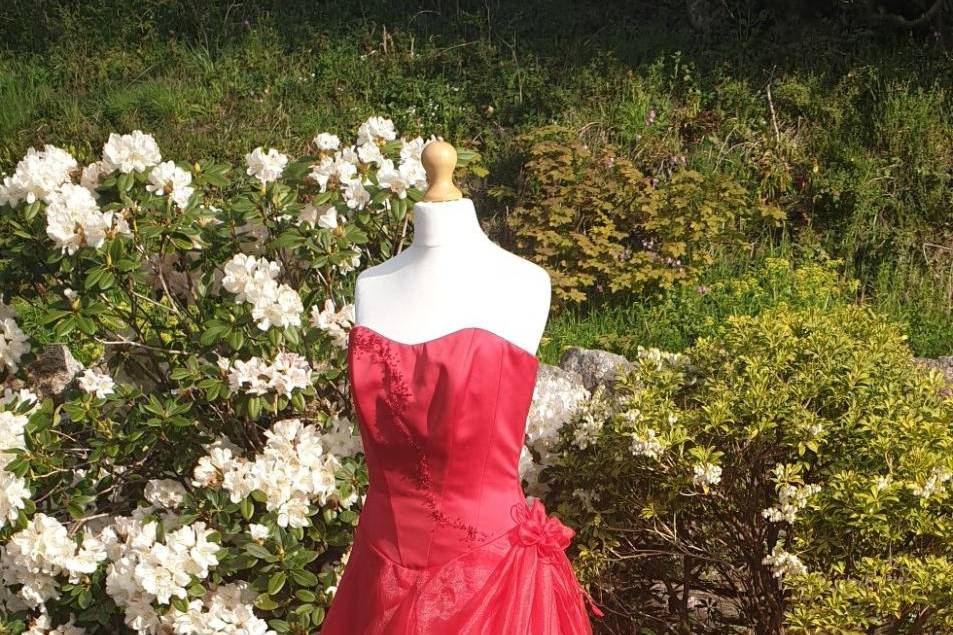 Stunning red dress