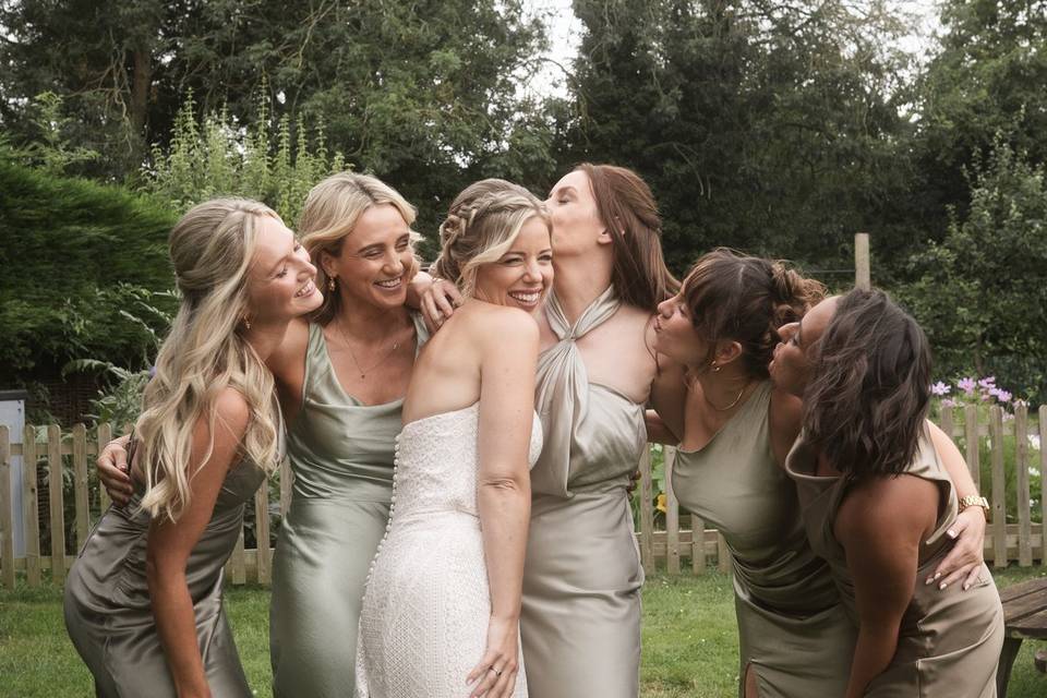 Bride and Bridesmaids photos