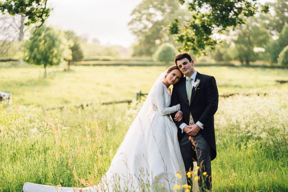 Standing in field