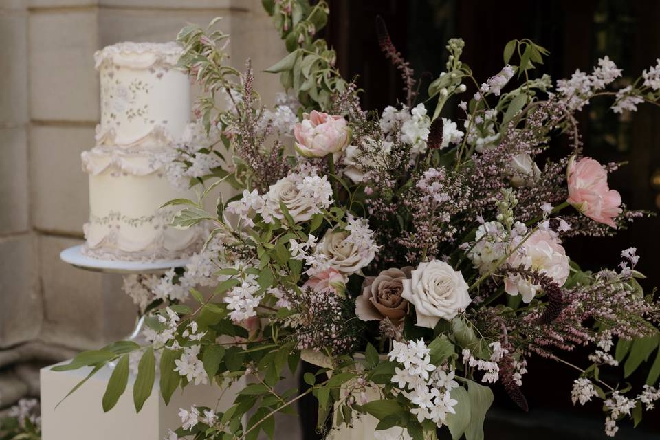 Cake and Flowers