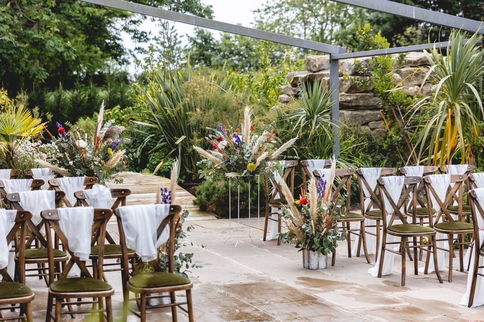 Wedding terrace