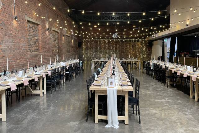 Rustic Trestles in Engine Room