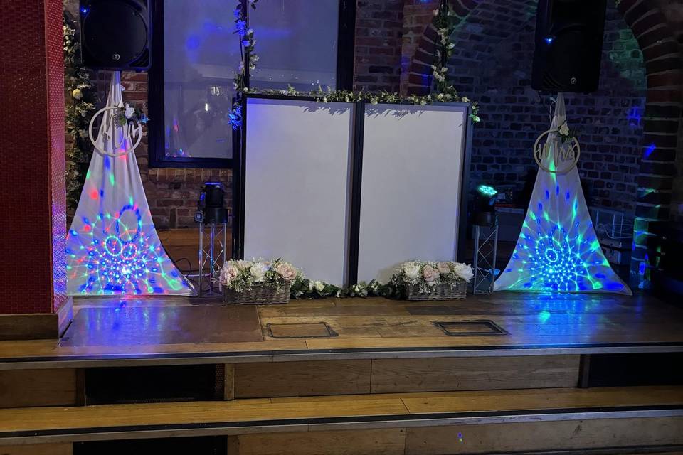 Club V Wedding set up Fareham
