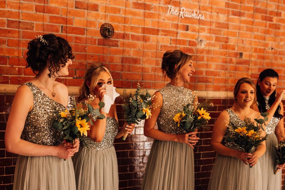 Bridesmaids reaction