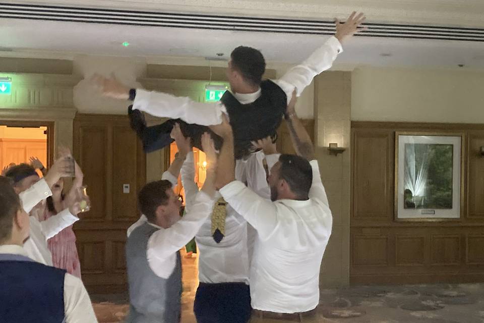 Groom and groomsmen