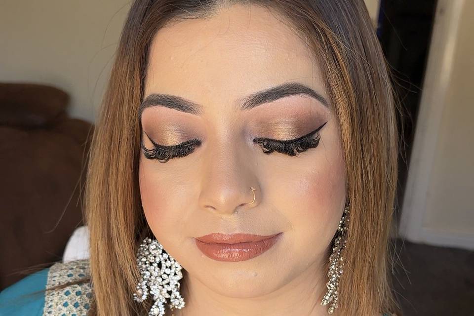 Bronzed glam