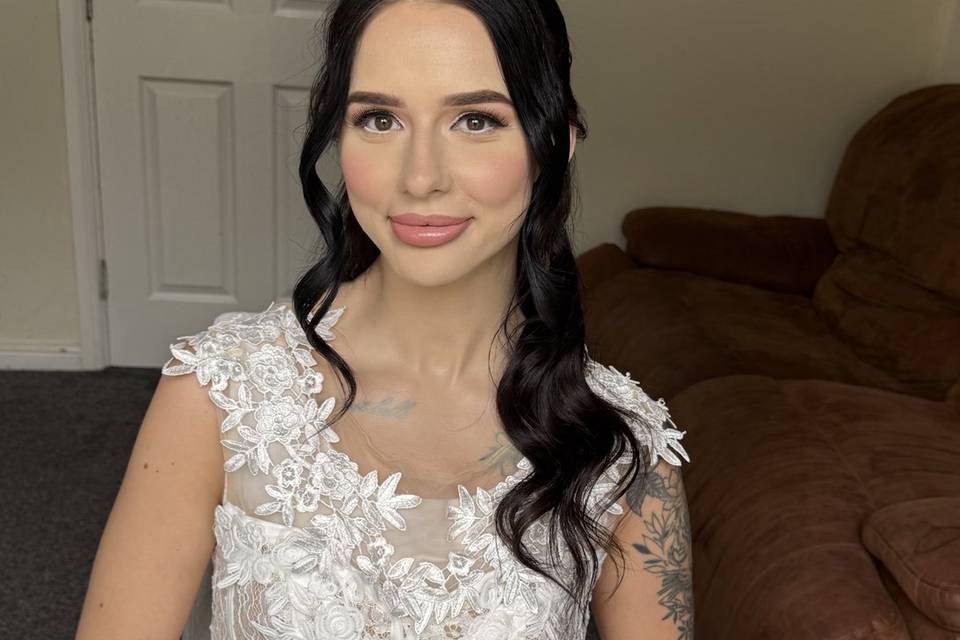 Registry/civil bridal glam