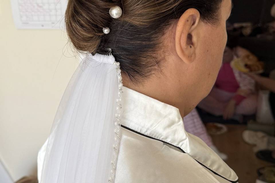 Bridal French twist