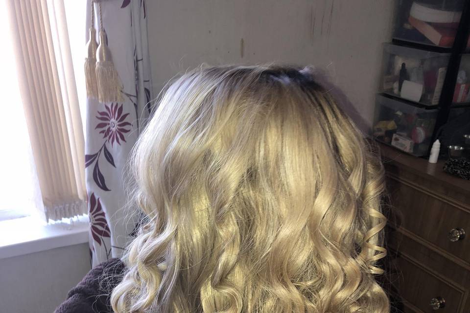 Bridal hair