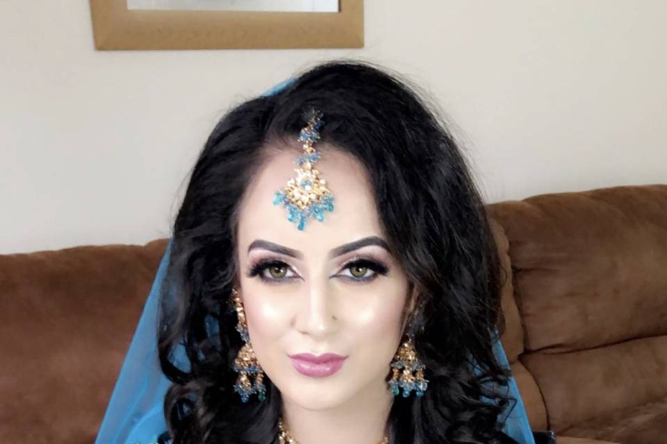 Bridal makeup & hair