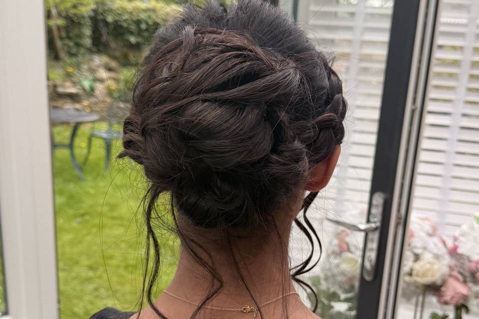 High updo