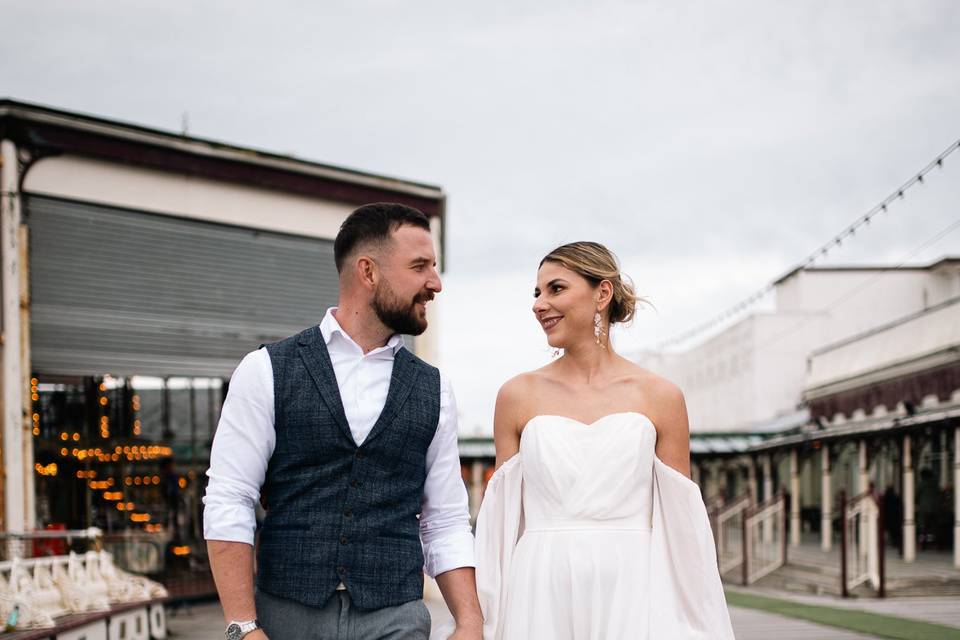 Blackpool post-wedding
