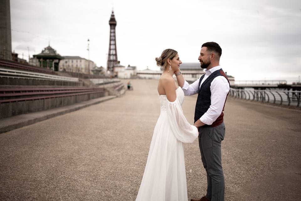 Blackpool post-wedding