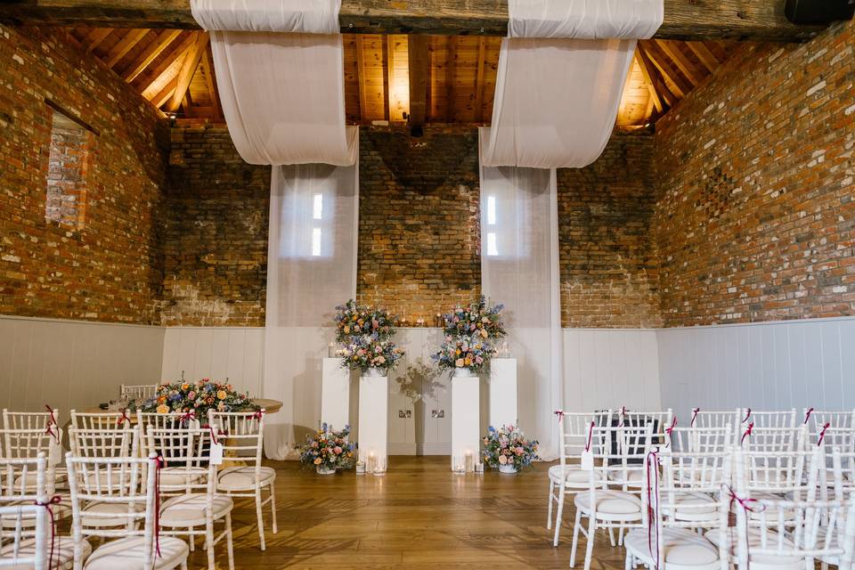 Ceremony at The Thatched Barn