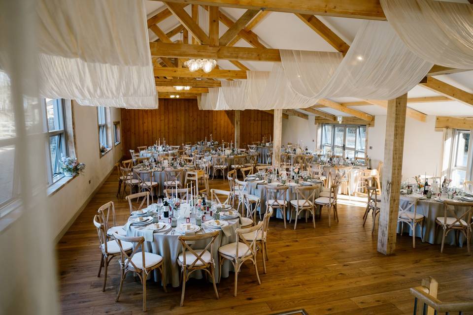 Wedding Breakfast Set Up