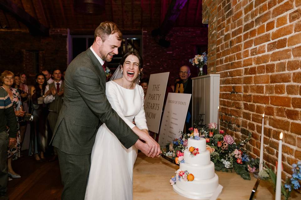 Cake Cutting Shot