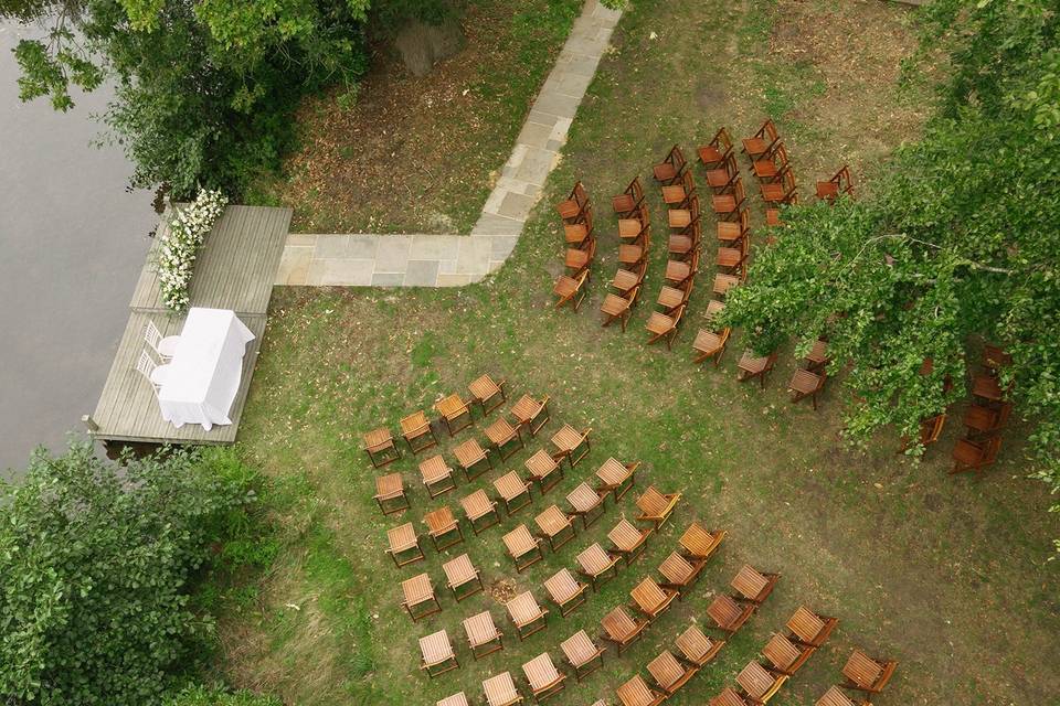 Lakeside chair layout